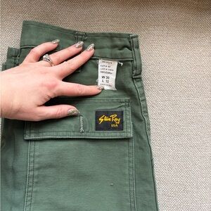Stan Ray Olive Utility Pants